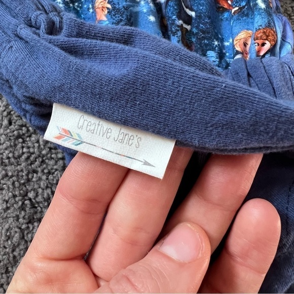 Handmade custom Disney Frozen toddler romper 3T - Picture 4 of 5